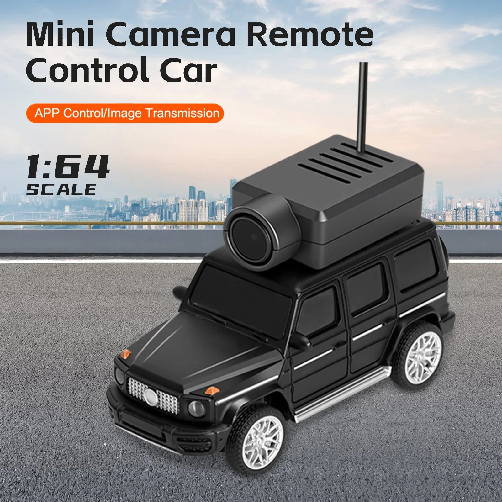 Mini RC Car with 720P HD Camera | Remote Control Spy Car with LED Lights & App Control