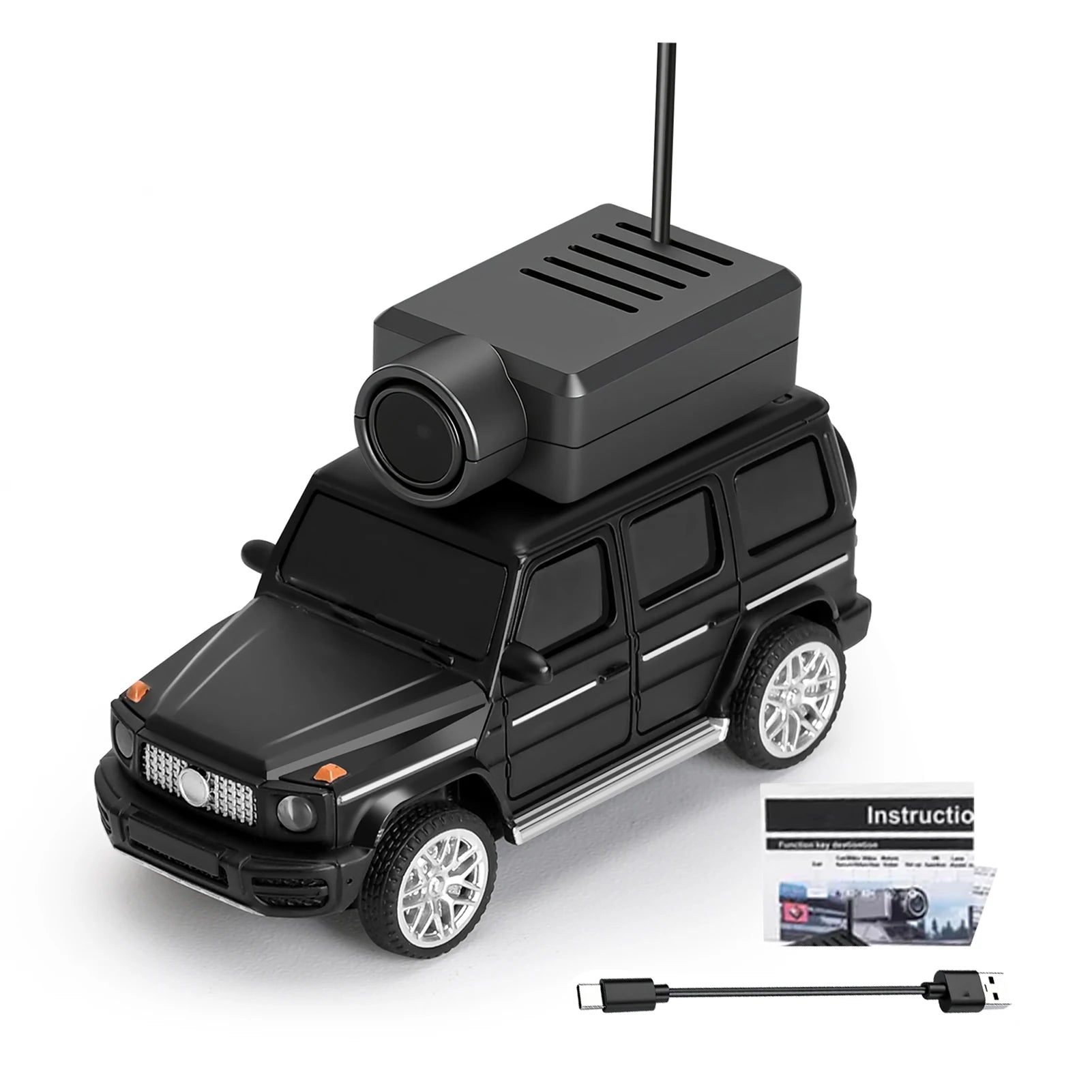Mini RC Car with 720P HD Camera | Remote Control Spy Car with LED Lights & App Control
