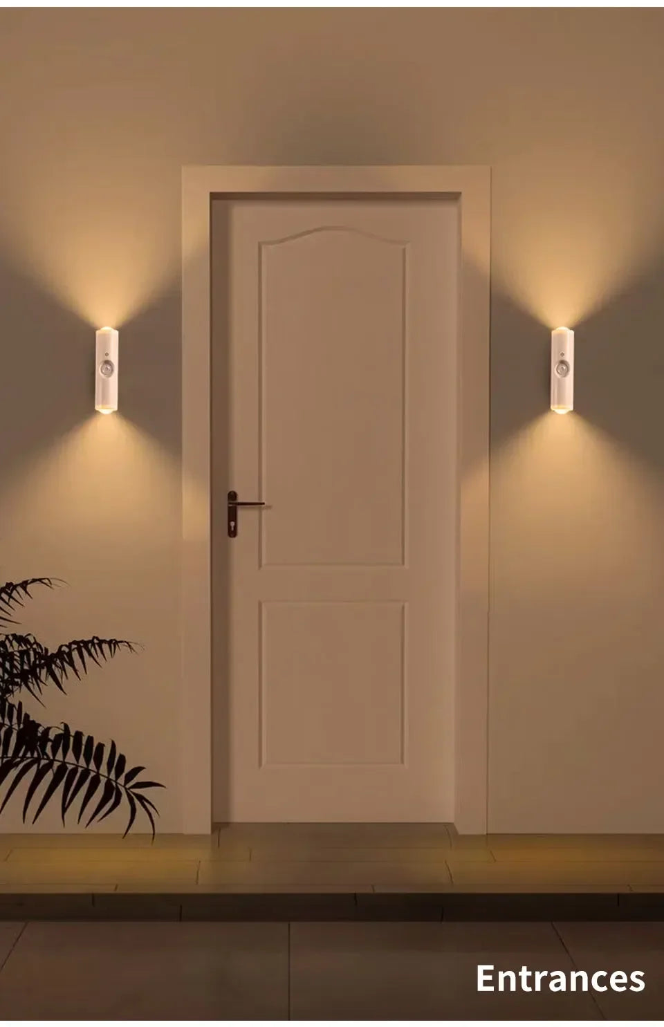 🌈 RGB Motion Sensor Wall Light — Magnetic Rechargeable LED Night Light