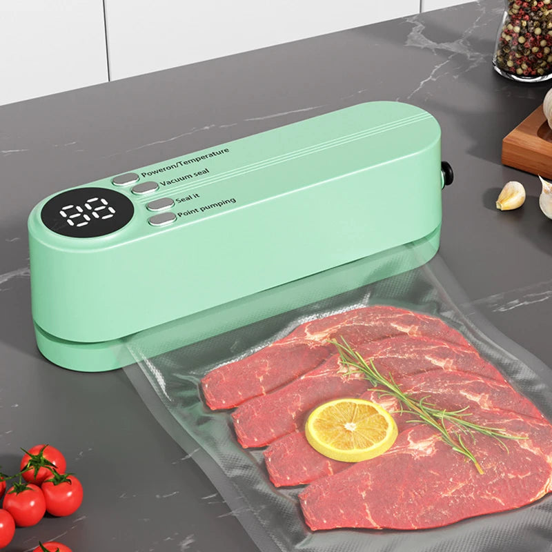 Mini Vacuum Sealer — USB Portable Food Sealing Machine with Pump &amp; Bags