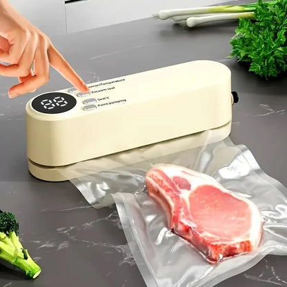 Mini Vacuum Sealer — USB Portable Food Sealing Machine with Pump &amp; Bags