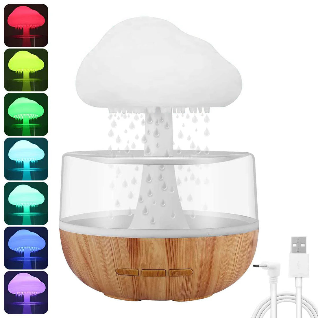 Cloud Raindrop Atmosphere Lamp Night Light