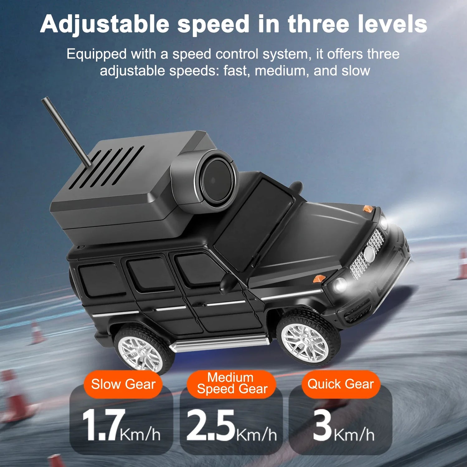 Mini RC Car with 720P HD Camera | Remote Control Spy Car with LED Lights &amp; App Control