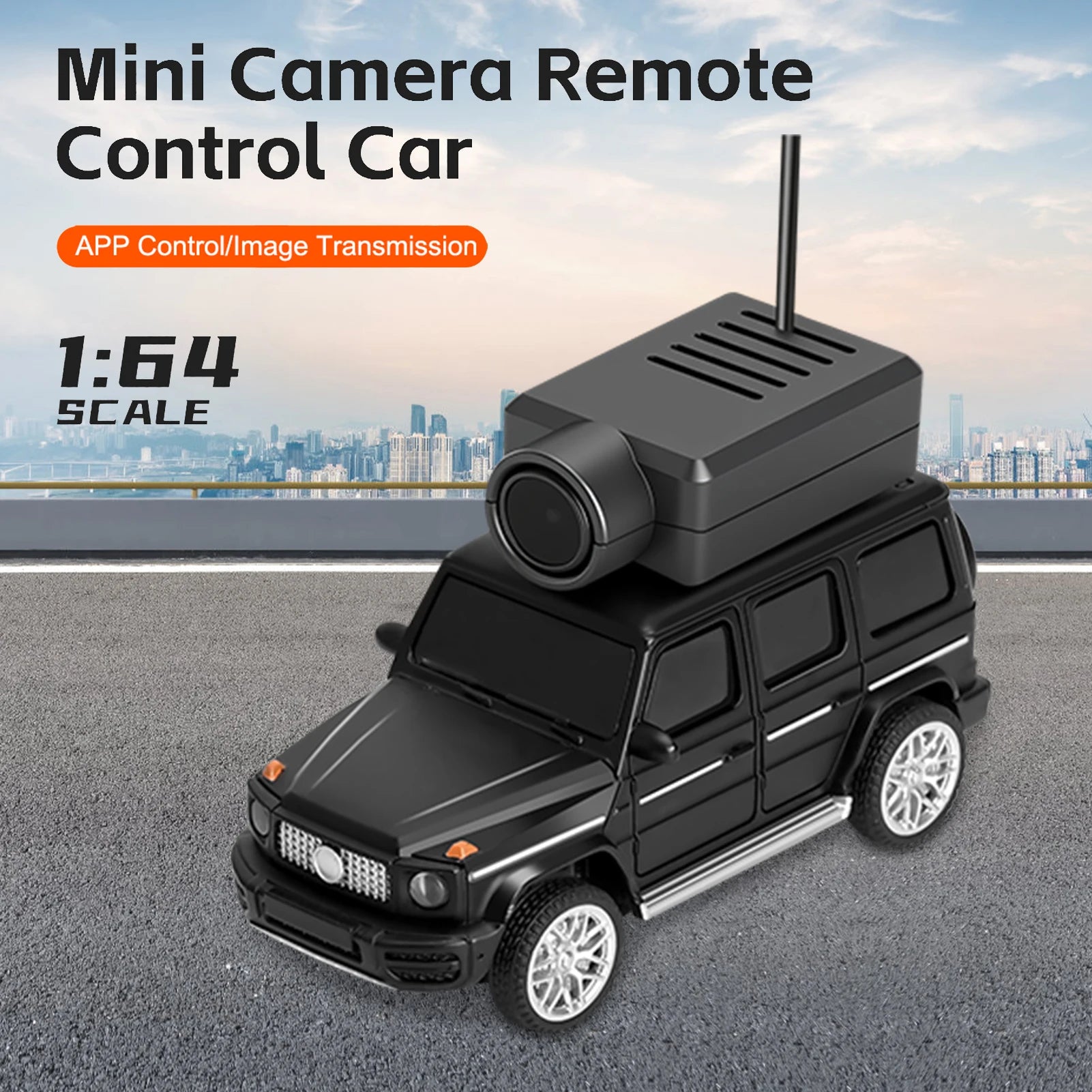 Mini RC Car with 720P HD Camera | Remote Control Spy Car with LED Lights &amp; App Control